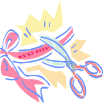 Ribbon and Scissors image